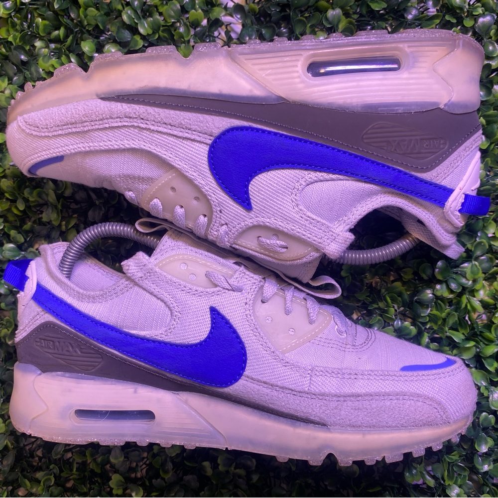 🔥 NIKE AIR MAX 90 “ TERRASCAPE “ PURE PLATINUM BLUE SNEAKER MENS SZ 8 DV7413-002 - Picture 4 of 8